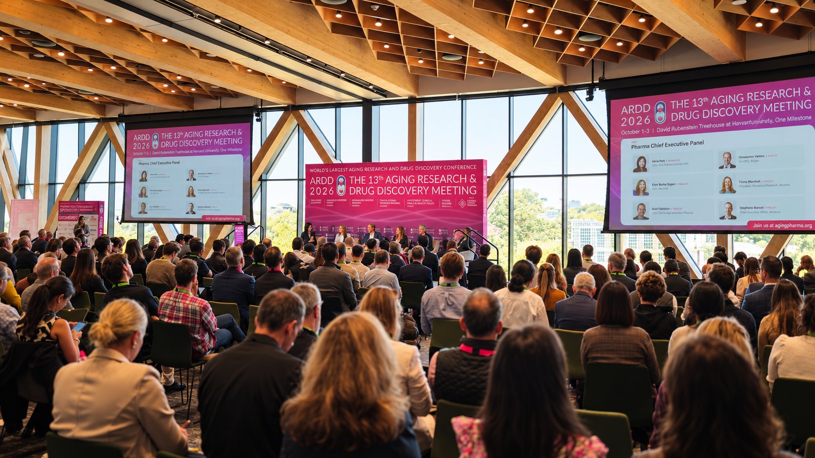 The 13th Aging Research and Drug Discovery Meeting at the David Rubenstein Treehouse, Harvard University
